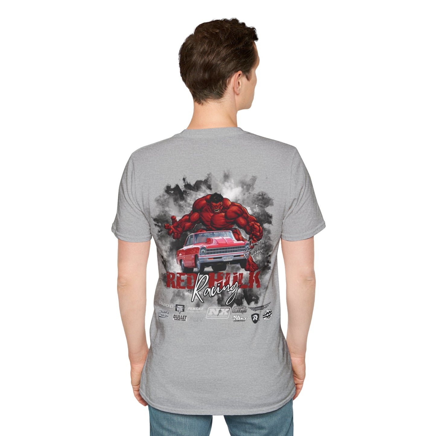 Red Hulk Racing Official Drag Racing Shirt Unisex T-Shirt Racecar Shirt, Car Guy Gift