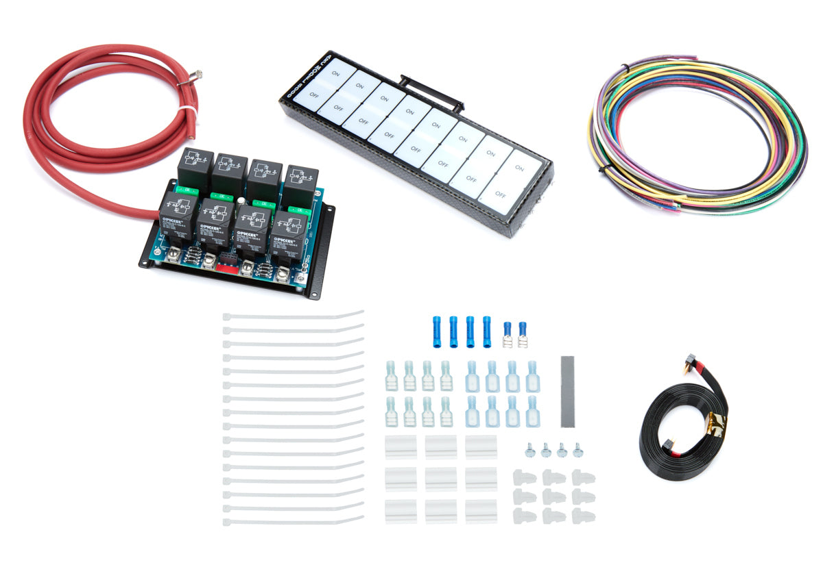 8 Switch In-Dash Control Module C/F Finish