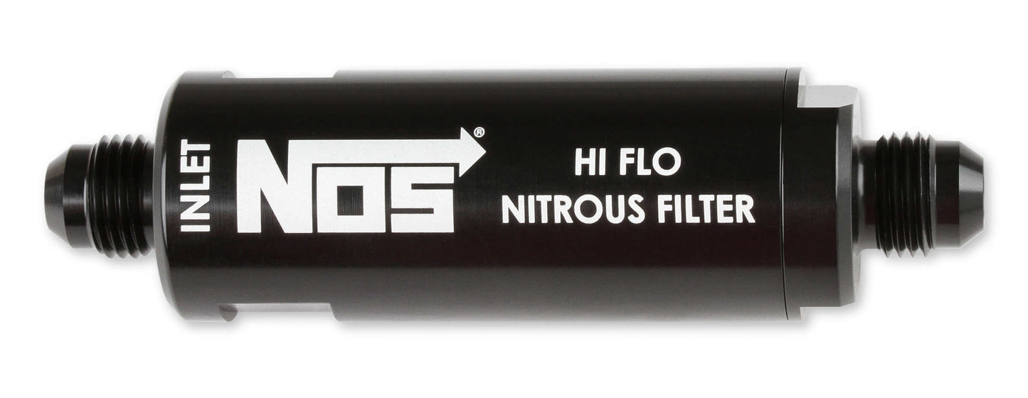 6AN Hi-Flo Nitrous Filter - Black