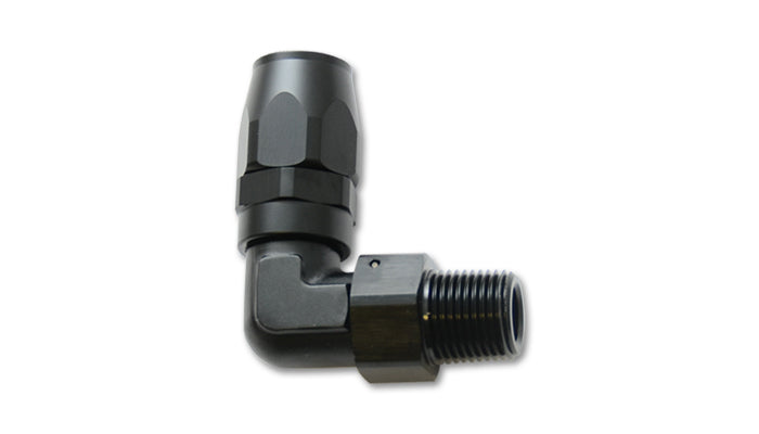 Male -6AN x 1/4in 90 Degree Hose End Fitting