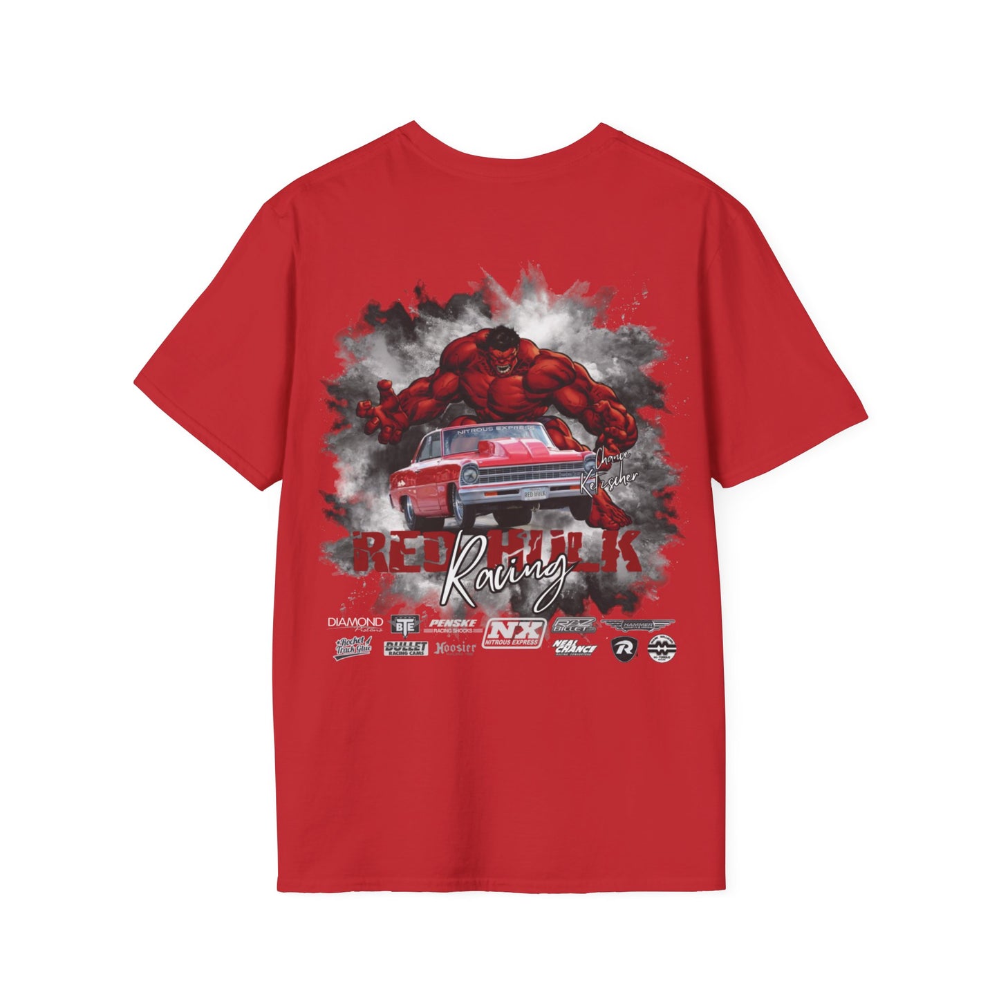 Red Hulk Racing Official Drag Racing Shirt Unisex T-Shirt Racecar Shirt, Car Guy Gift