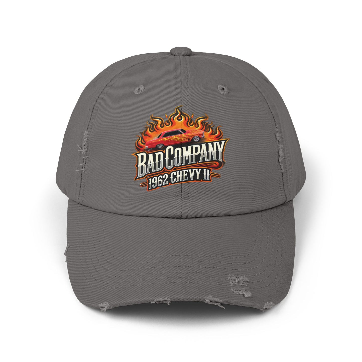 Bad Company Distressed Cap - Unisex Vintage Style Hat