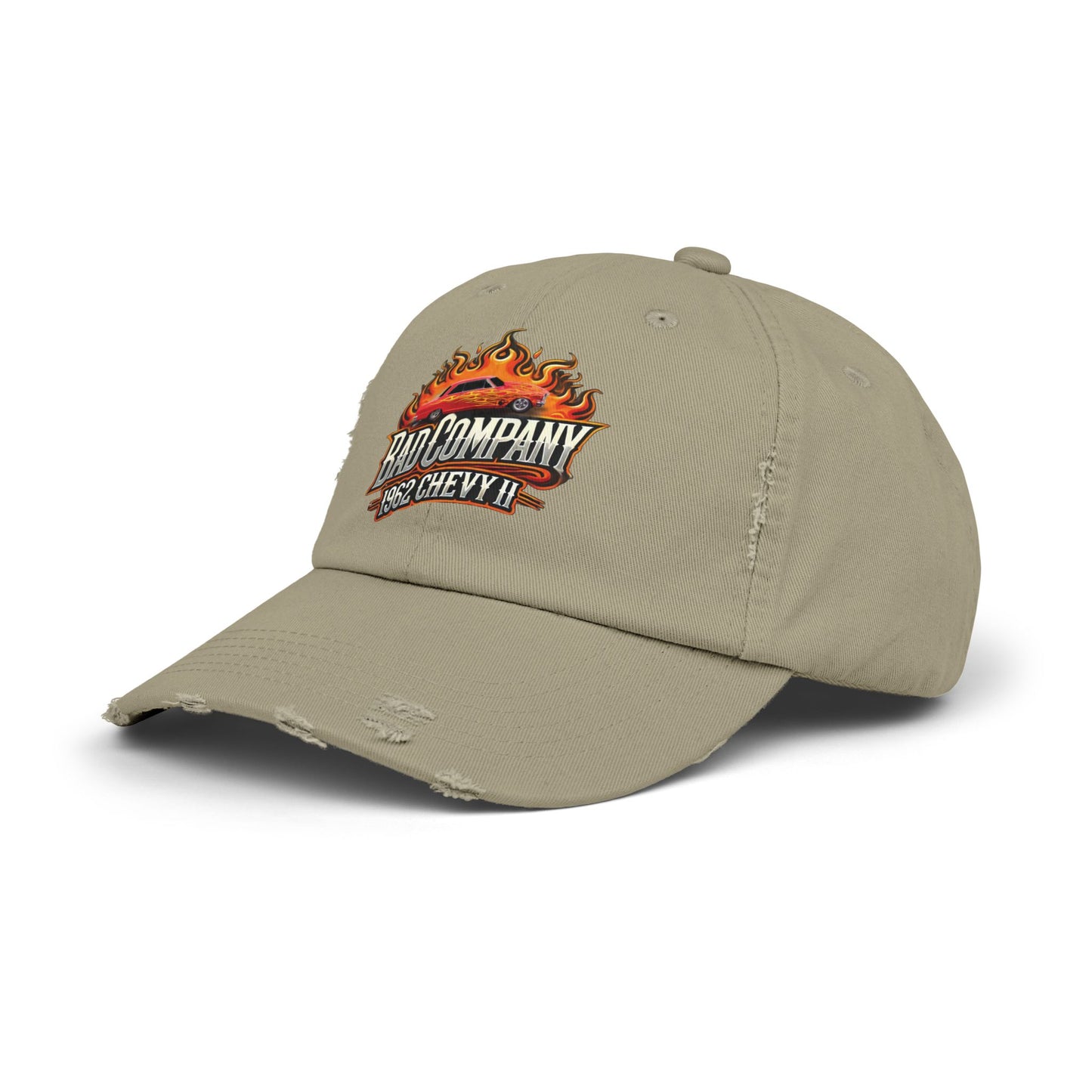 Bad Company Distressed Cap - Unisex Vintage Style Hat