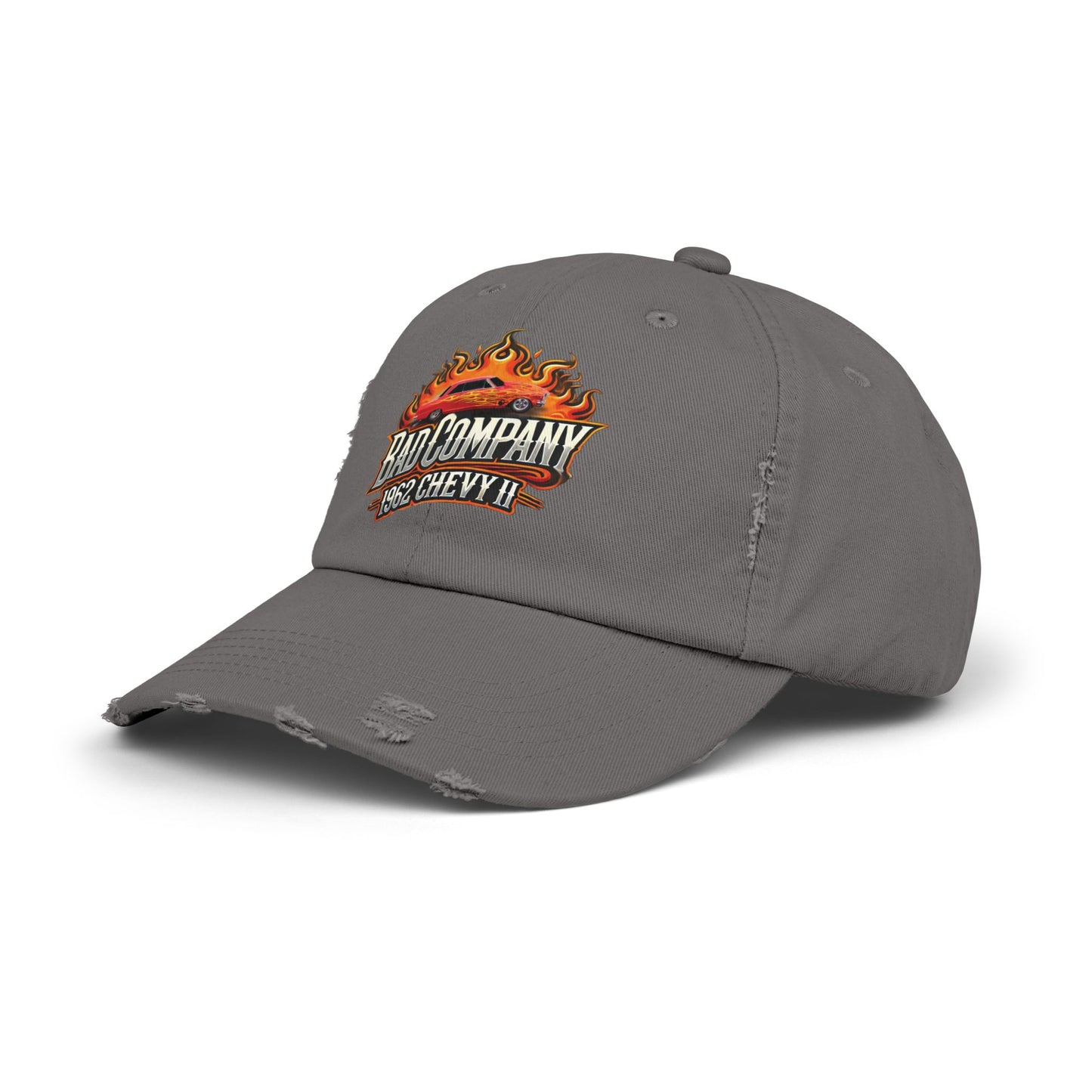 Bad Company Distressed Cap - Unisex Vintage Style Hat
