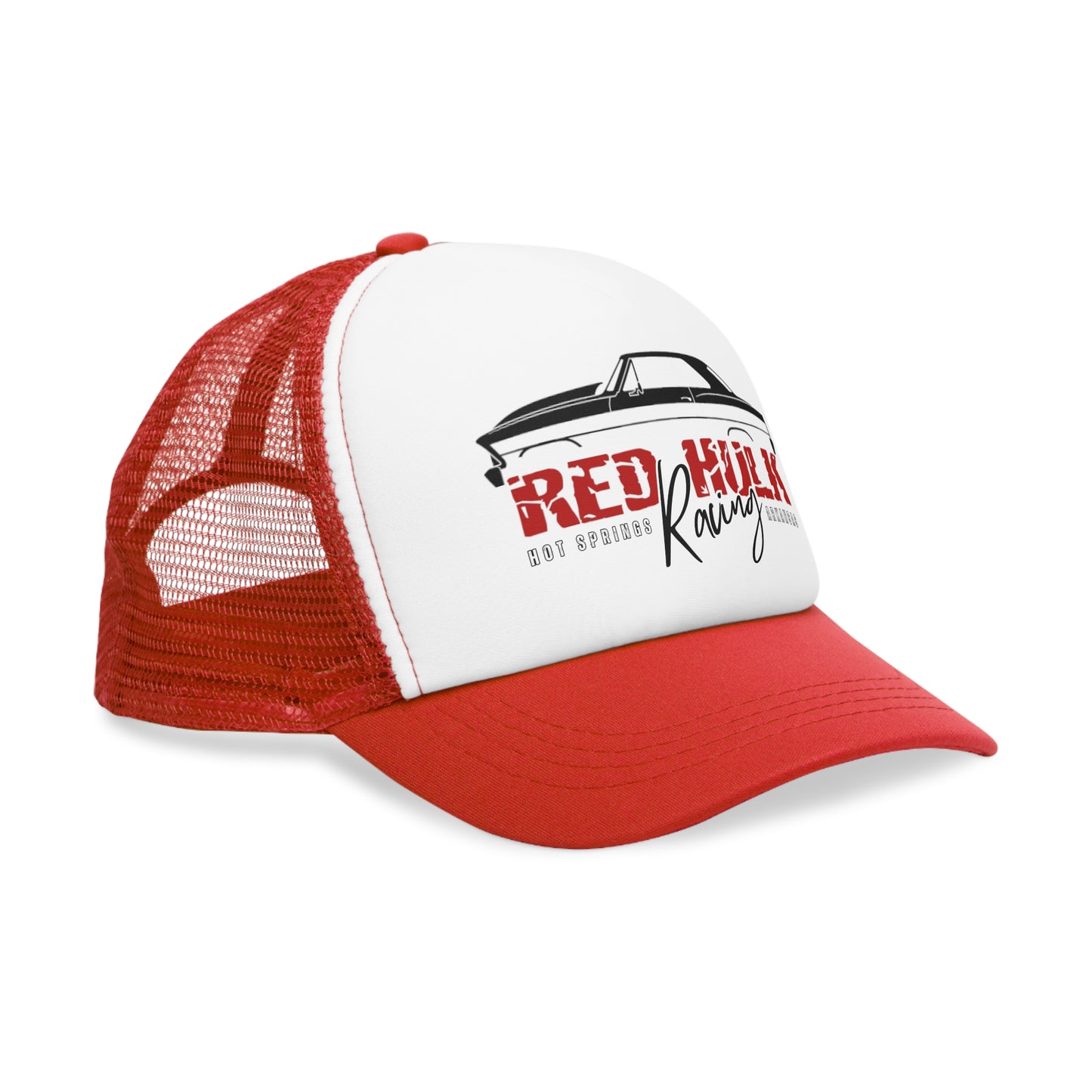 Red Hulk Racing Mesh Cap Hat