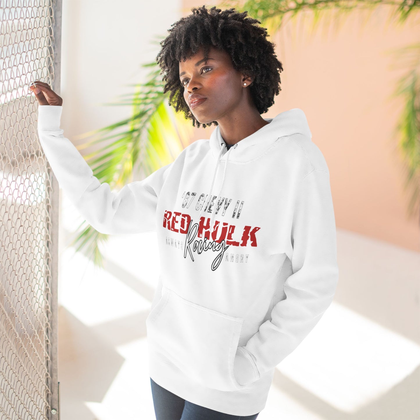 Red Hulk Racing Fleece Hoodie