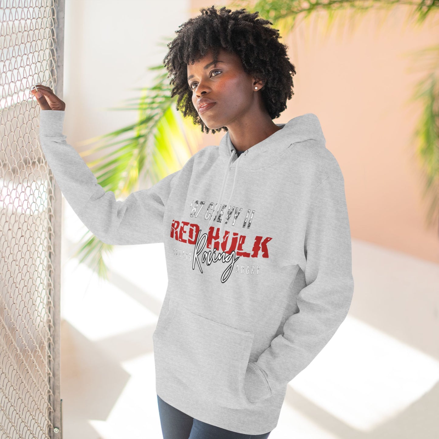 Red Hulk Racing Fleece Hoodie