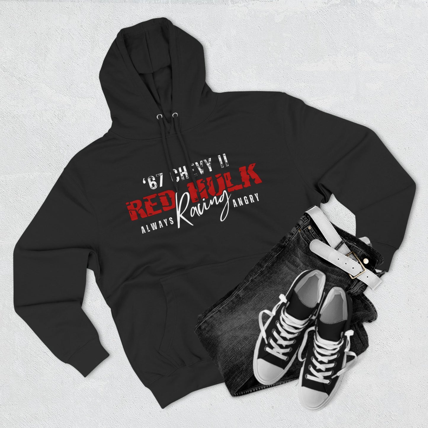 Red Hulk Racing Fleece Hoodie