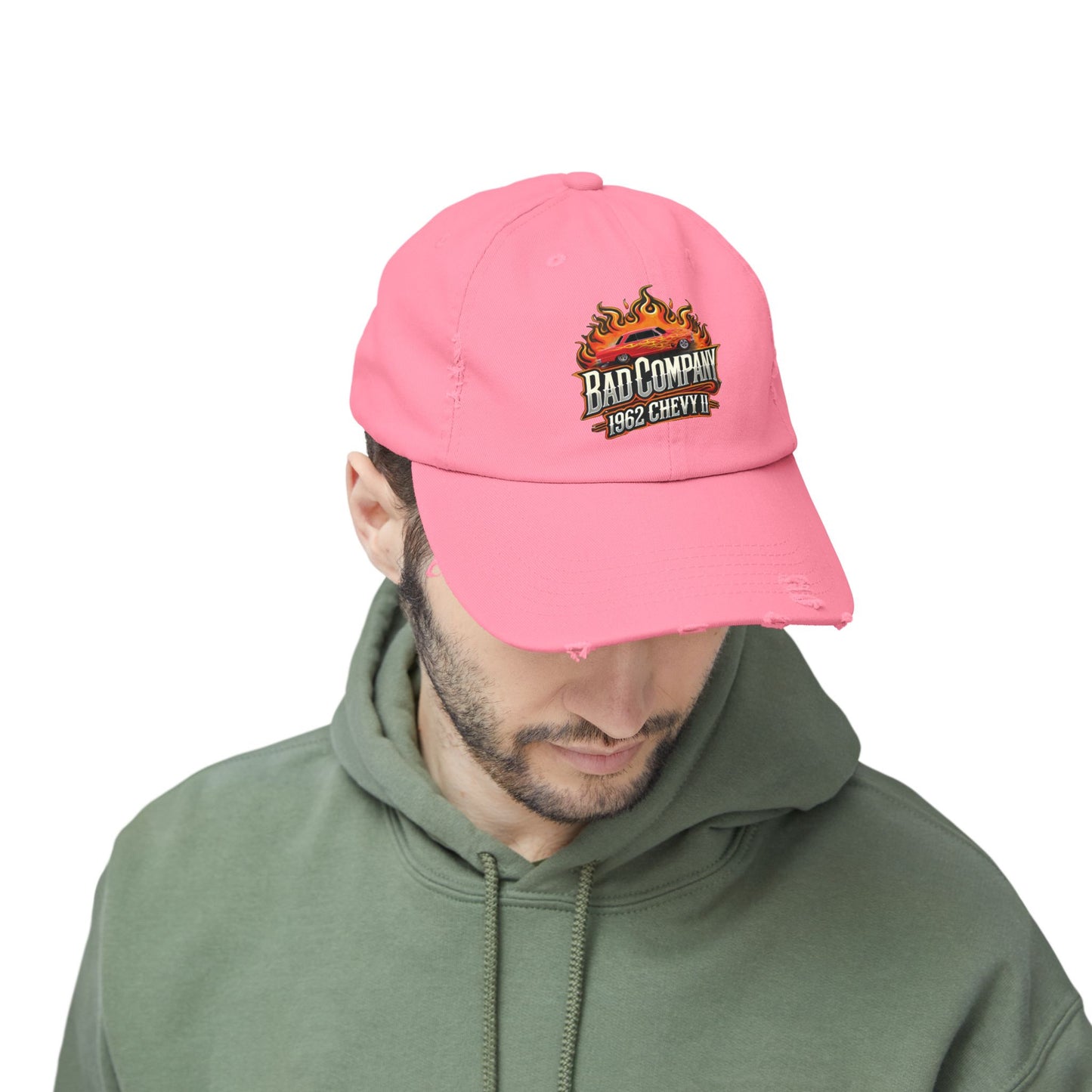 Bad Company Distressed Cap - Unisex Vintage Style Hat