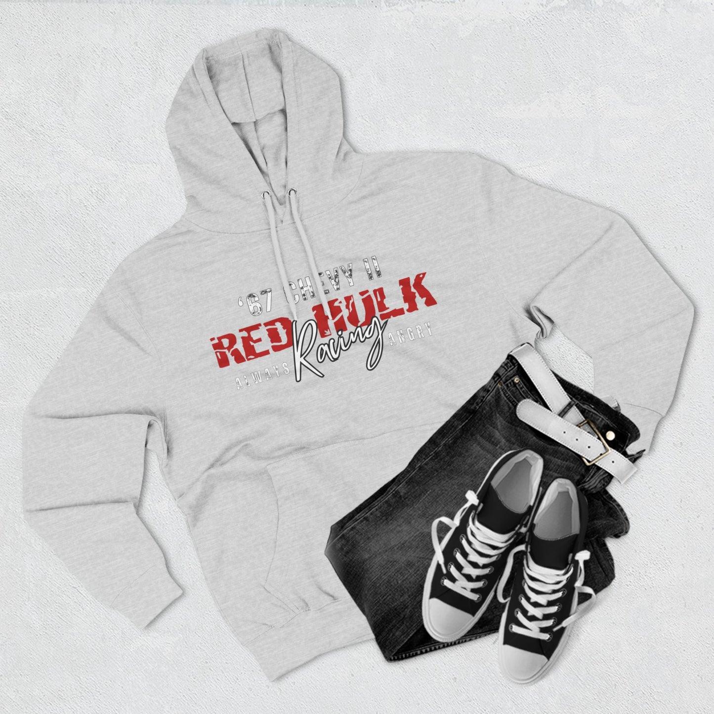 Red Hulk Racing Fleece Hoodie