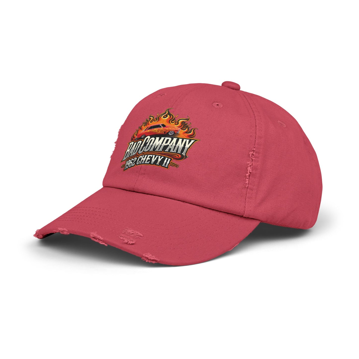 Bad Company Distressed Cap - Unisex Vintage Style Hat