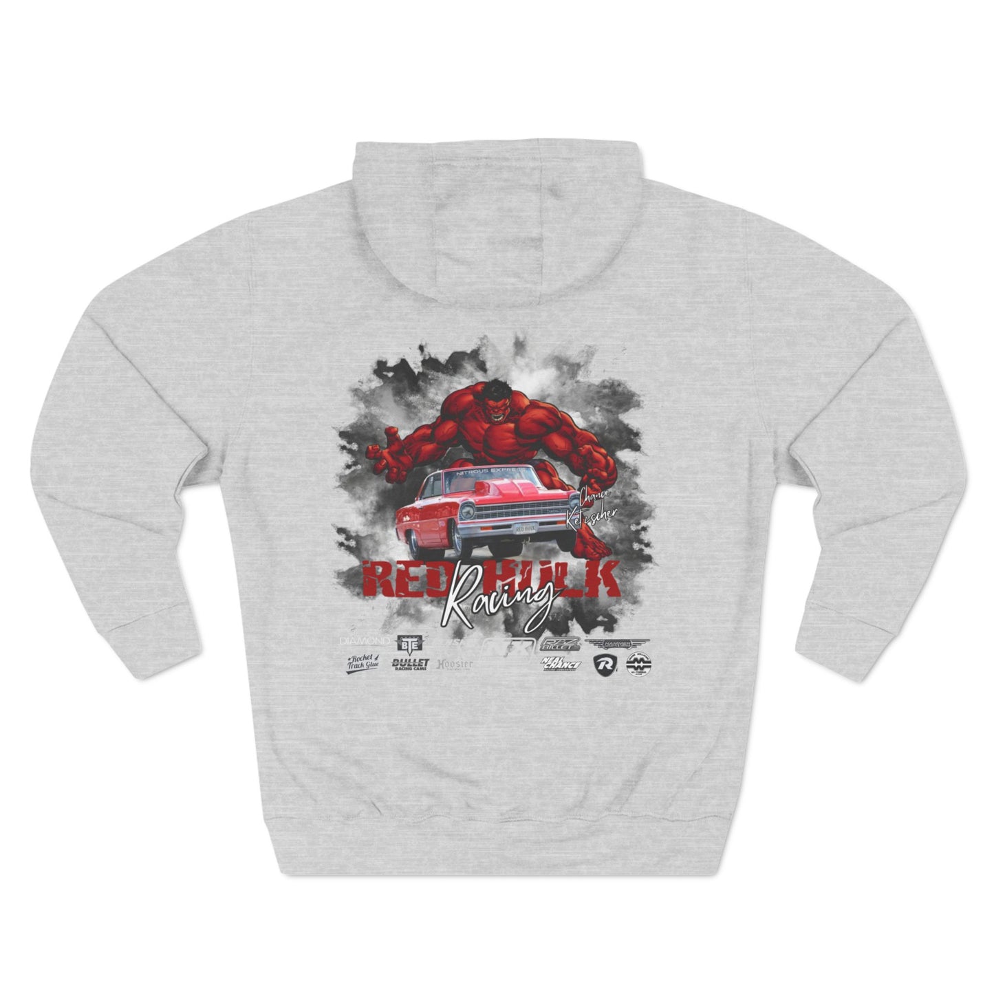 Red Hulk Racing Fleece Hoodie