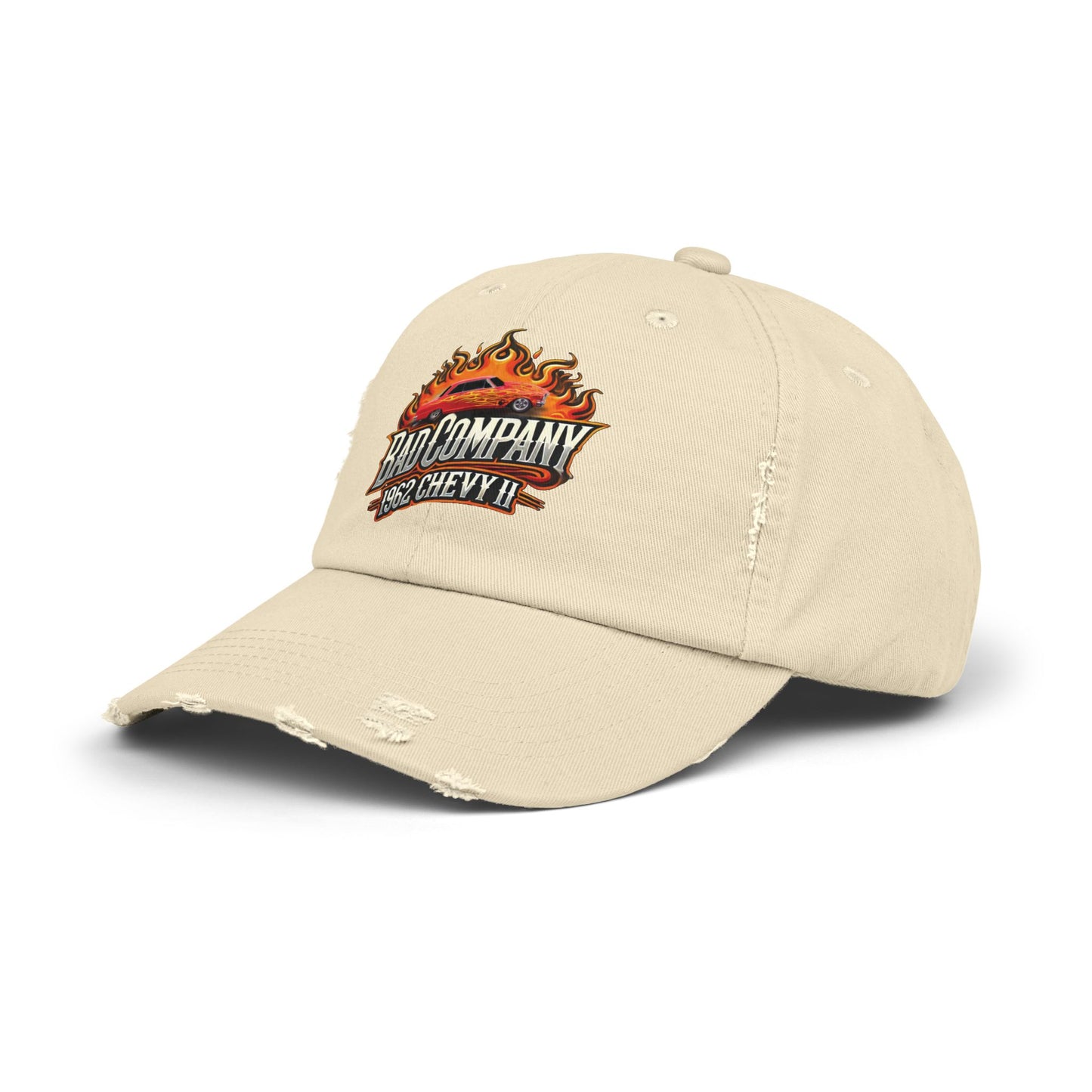 Bad Company Distressed Cap - Unisex Vintage Style Hat