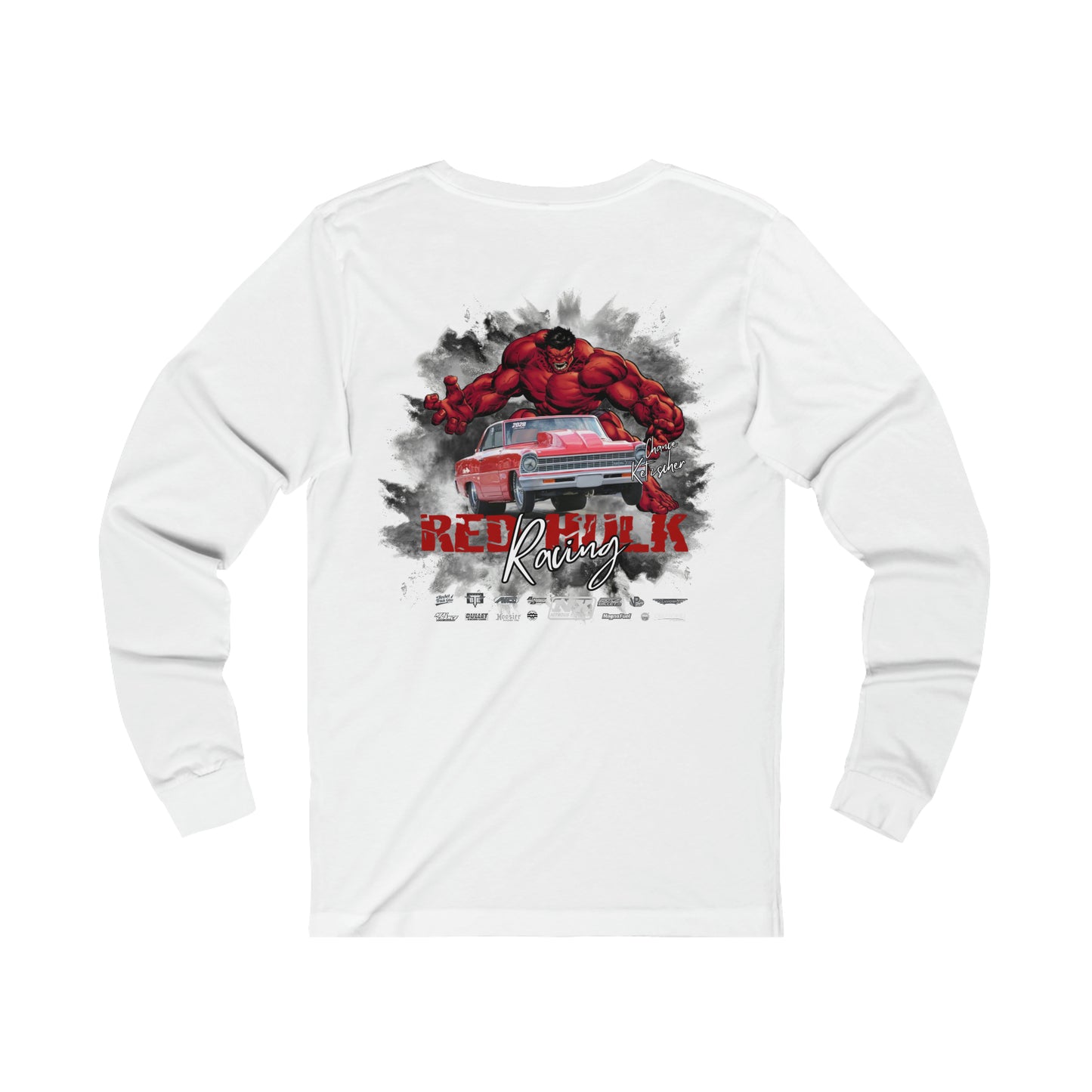 Red Hulk Racing Super Soft Unisex Jersey Long Sleeve Tee