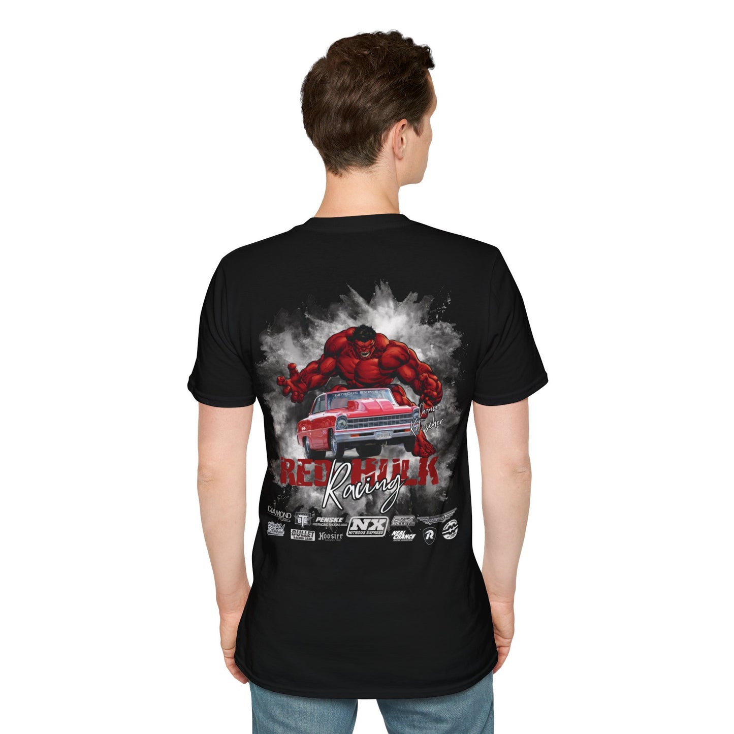 Red Hulk Racing Official Drag Racing Shirt Unisex T-Shirt Racecar Shirt, Car Guy Gift