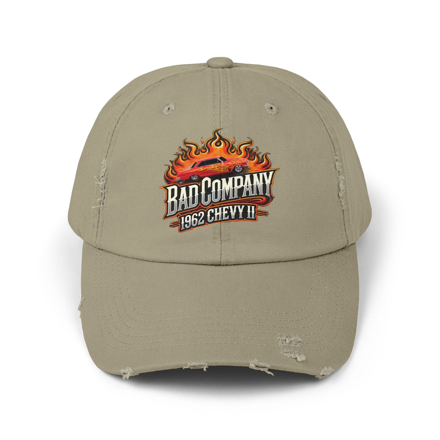Bad Company Distressed Cap - Unisex Vintage Style Hat