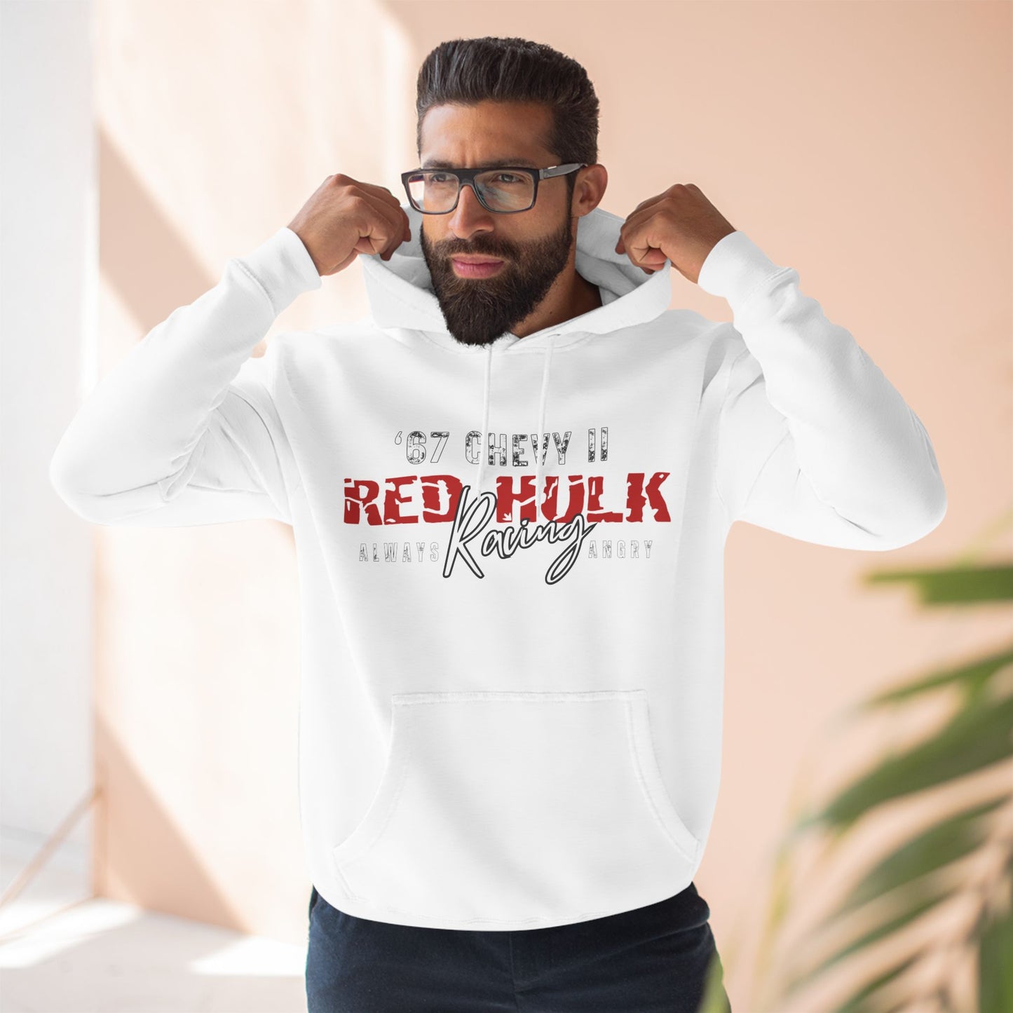 Red Hulk Racing Fleece Hoodie