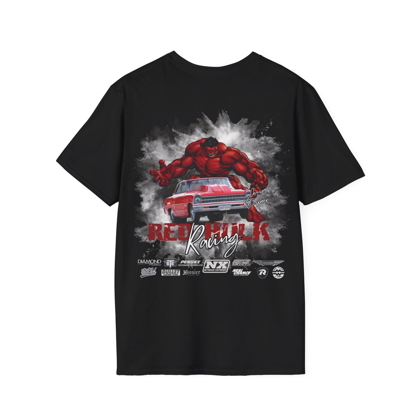 Red Hulk Racing Official Drag Racing Shirt Unisex T-Shirt Racecar Shirt, Car Guy Gift