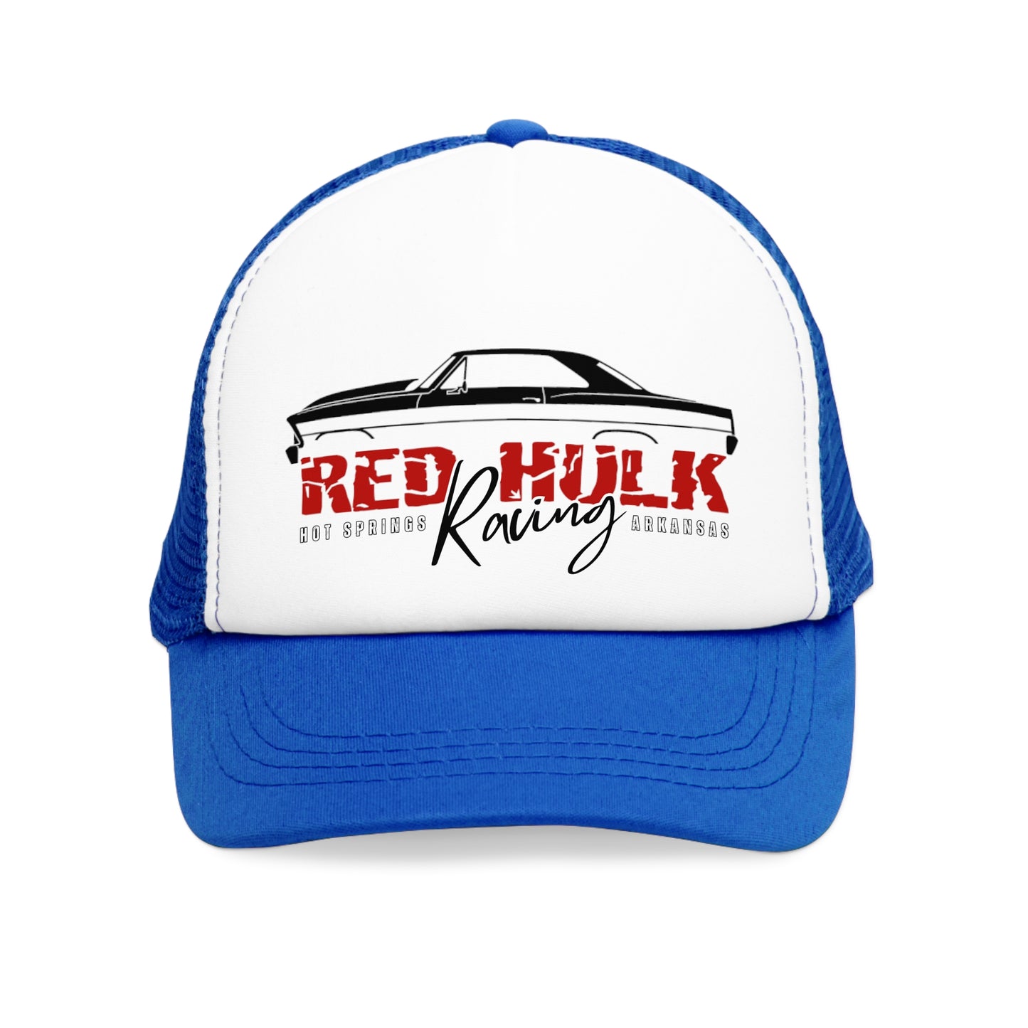 Red Hulk Racing Mesh Cap Hat