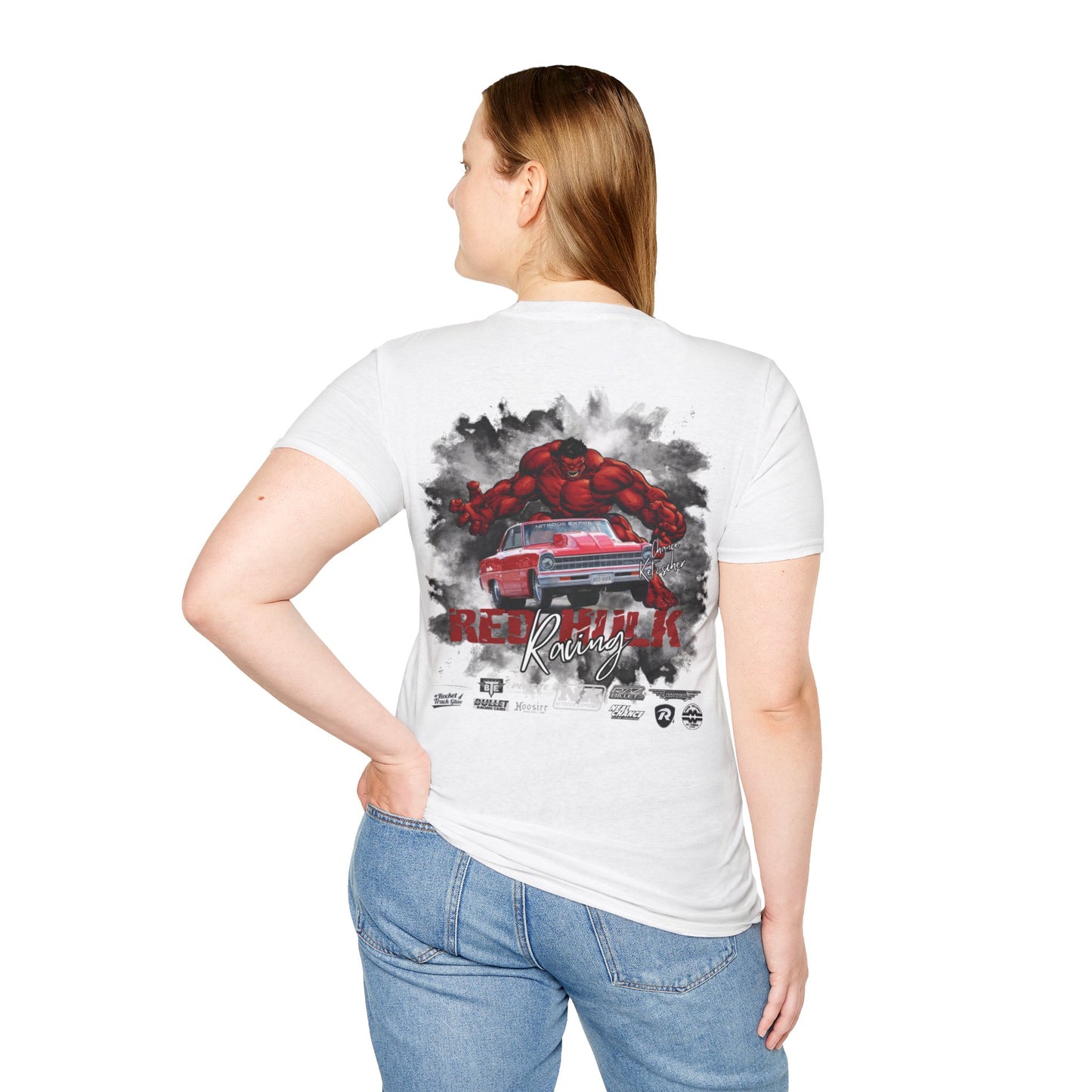 Red Hulk Racing Official Drag Racing Shirt Unisex T-Shirt Racecar Shirt, Car Guy Gift