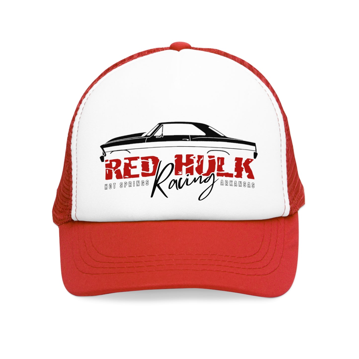 Red Hulk Racing Mesh Cap Hat