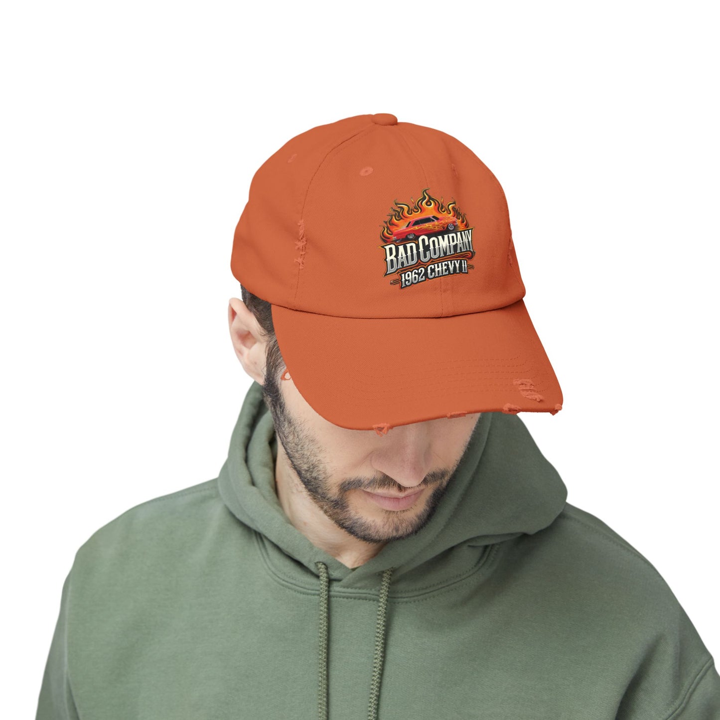 Bad Company Distressed Cap - Unisex Vintage Style Hat