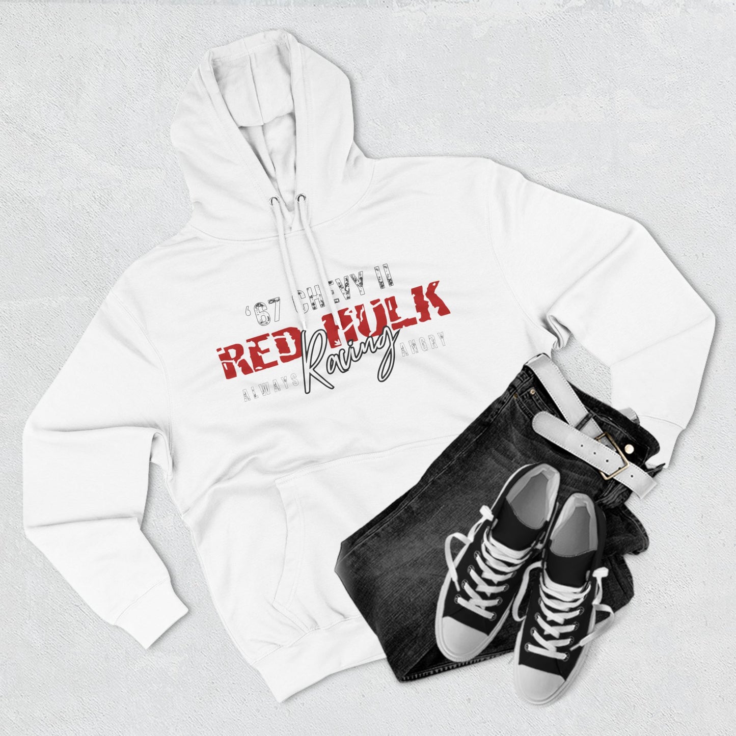 Red Hulk Racing Fleece Hoodie