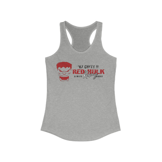 Red Hulk Racing Women's Ideal Racerback Tank