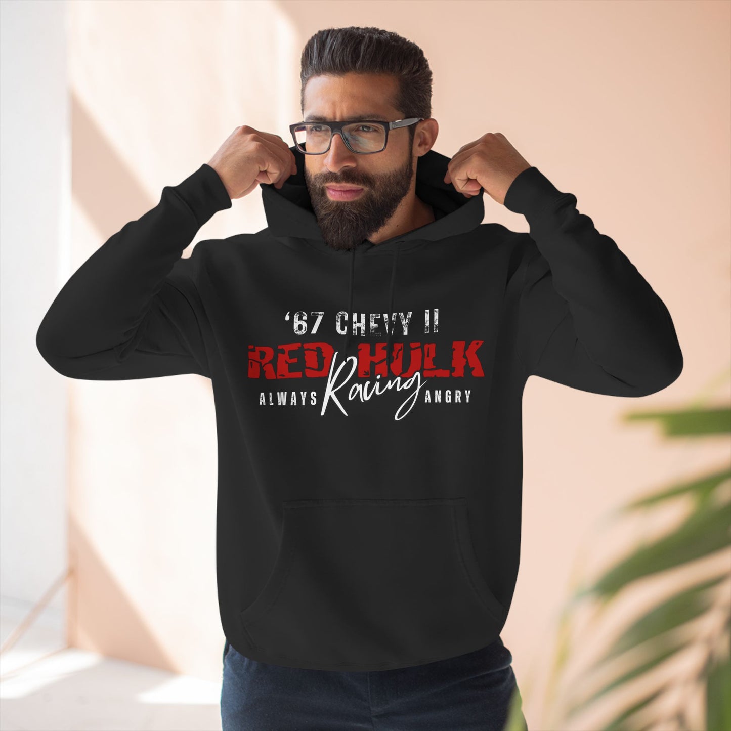 Red Hulk Racing Fleece Hoodie