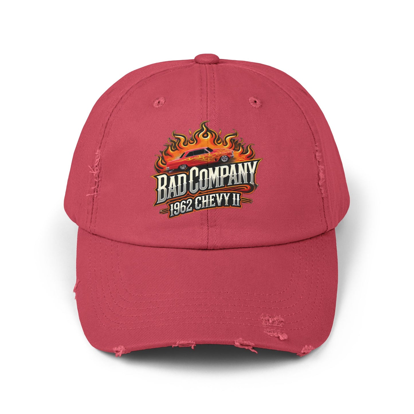 Bad Company Distressed Cap - Unisex Vintage Style Hat