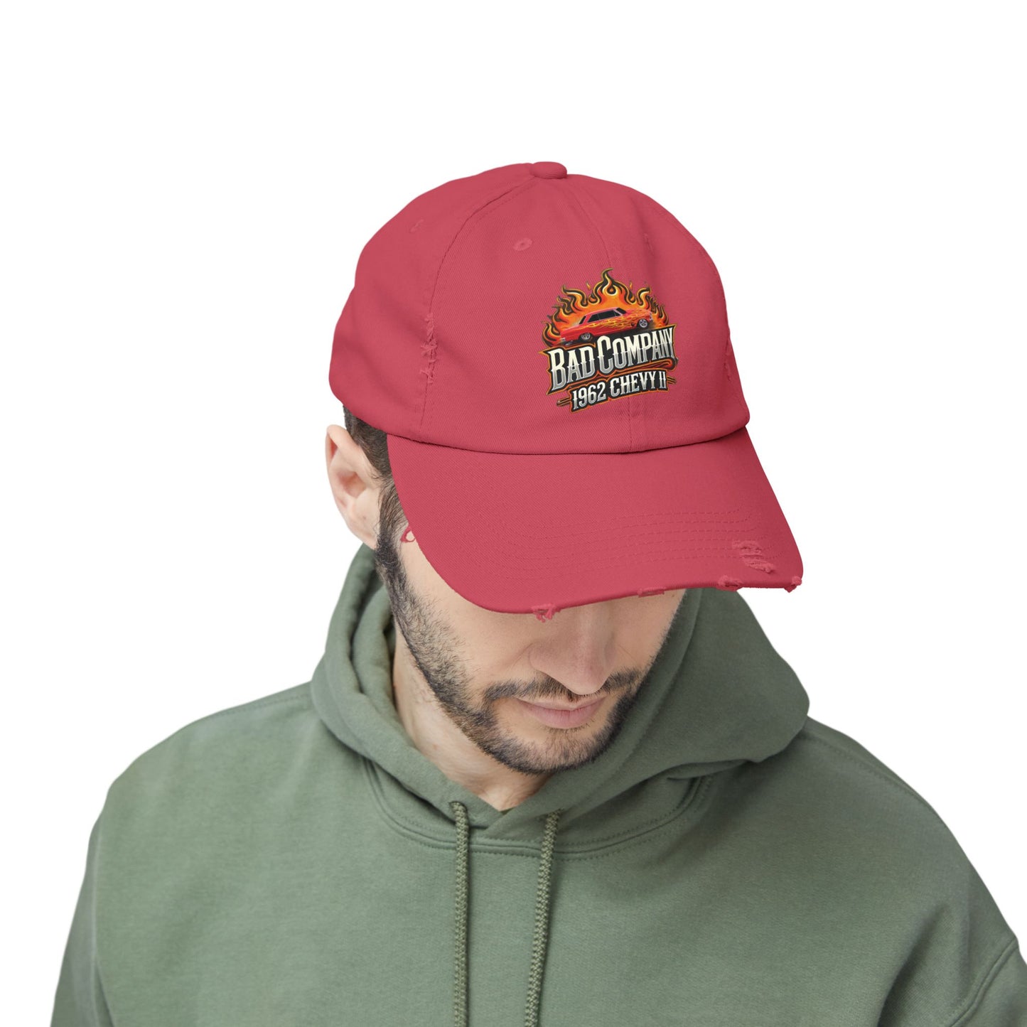 Bad Company Distressed Cap - Unisex Vintage Style Hat