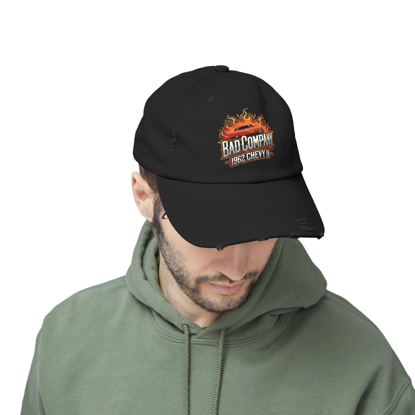 Bad Company Distressed Cap - Unisex Vintage Style Hat