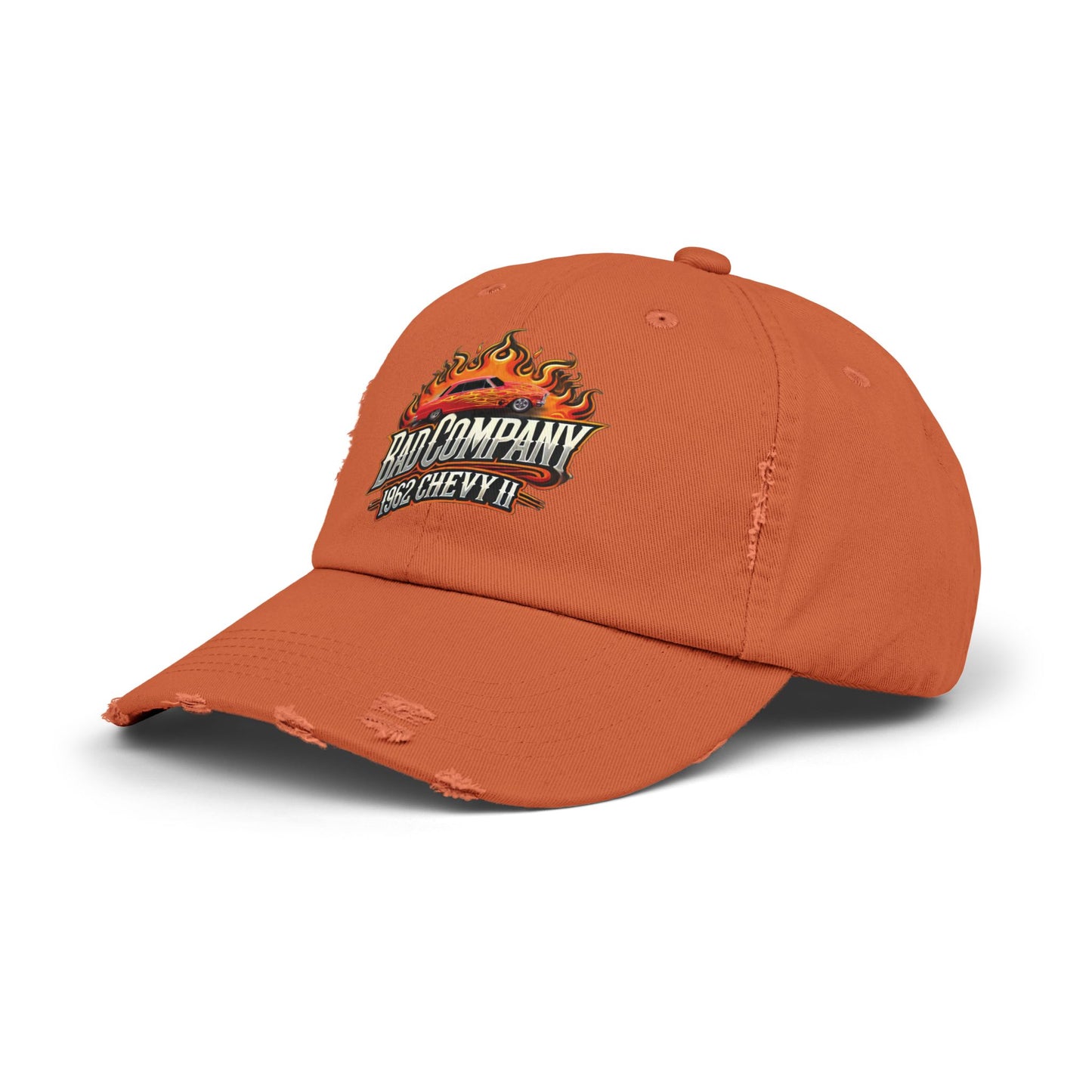 Bad Company Distressed Cap - Unisex Vintage Style Hat
