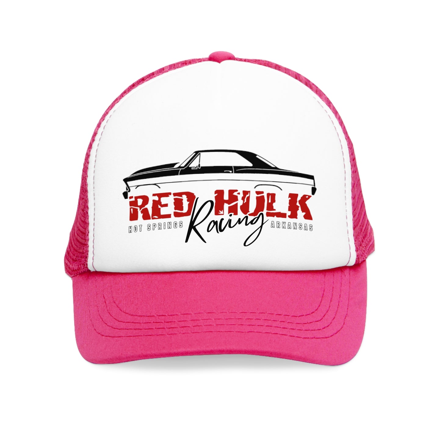 Red Hulk Racing Mesh Cap Hat