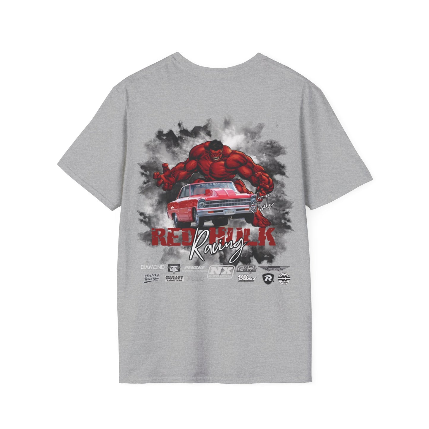 Red Hulk Racing Official Drag Racing Shirt Unisex T-Shirt Racecar Shirt, Car Guy Gift