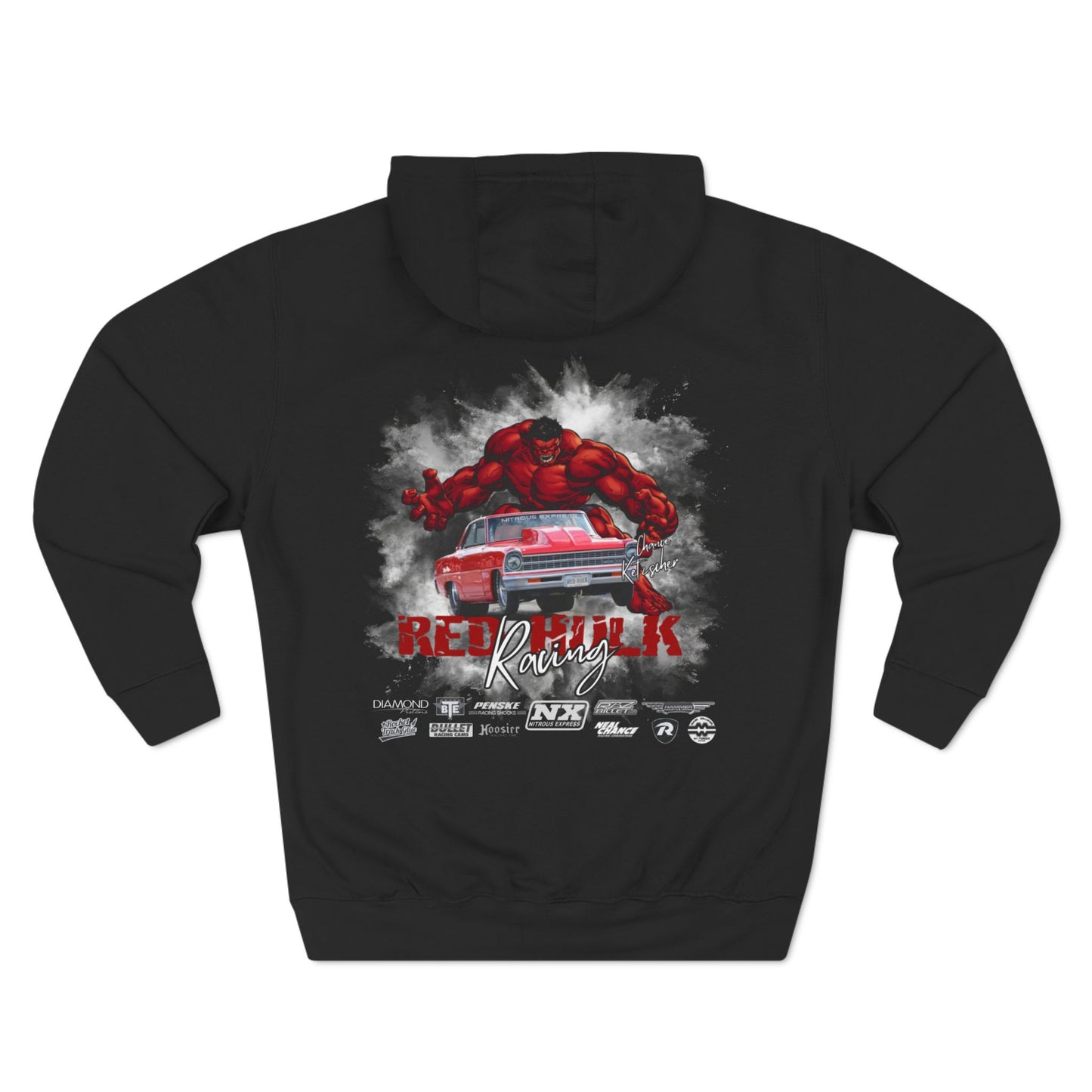 Red Hulk Racing Fleece Hoodie