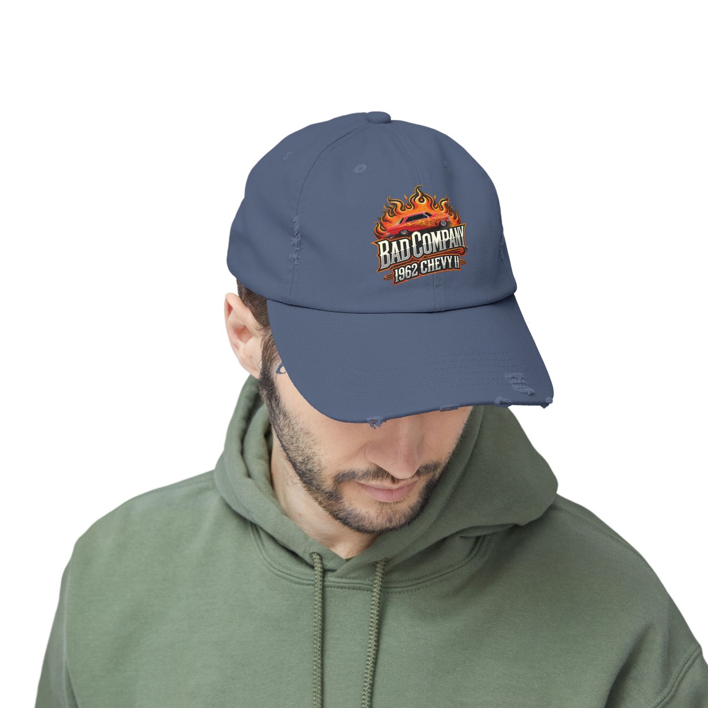 Bad Company Distressed Cap - Unisex Vintage Style Hat