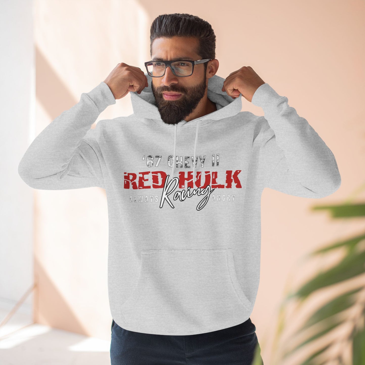 Red Hulk Racing Fleece Hoodie