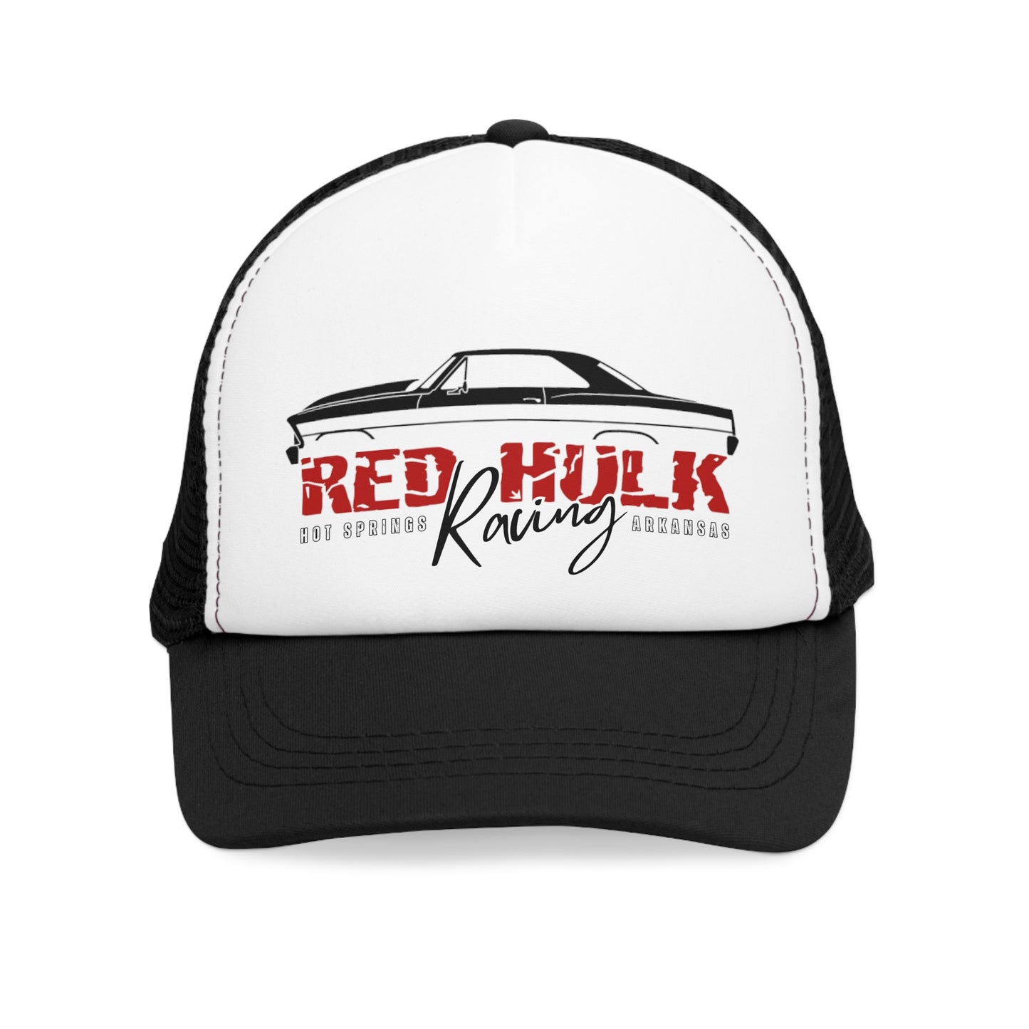 Red Hulk Racing Mesh Cap Hat