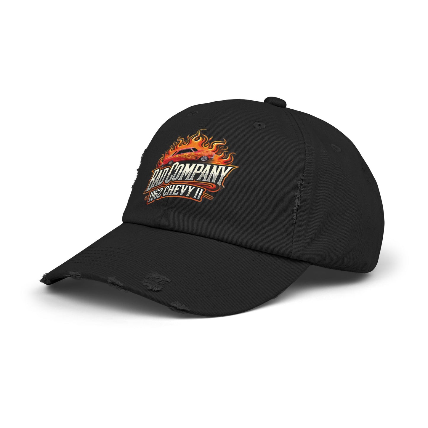 Bad Company Distressed Cap - Unisex Vintage Style Hat