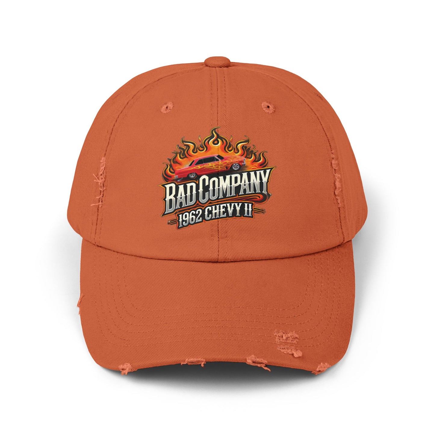 Bad Company Distressed Cap - Unisex Vintage Style Hat