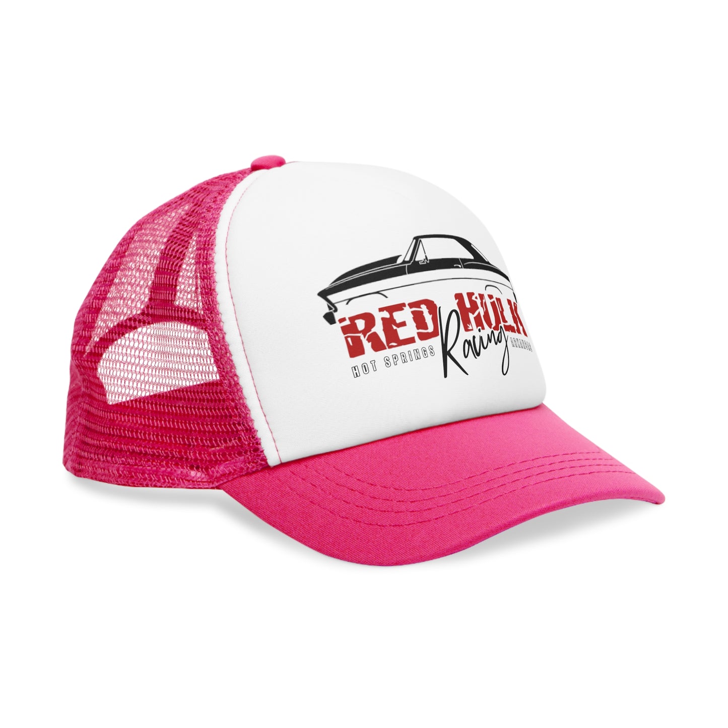 Red Hulk Racing Mesh Cap Hat