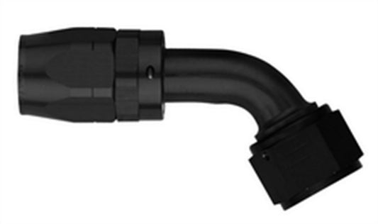 #8 60 Deg Hose End Black