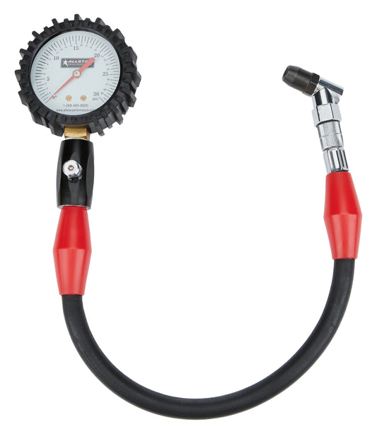 Tire Pressure Gauge 0-30 PSI 2-1/4in Glow