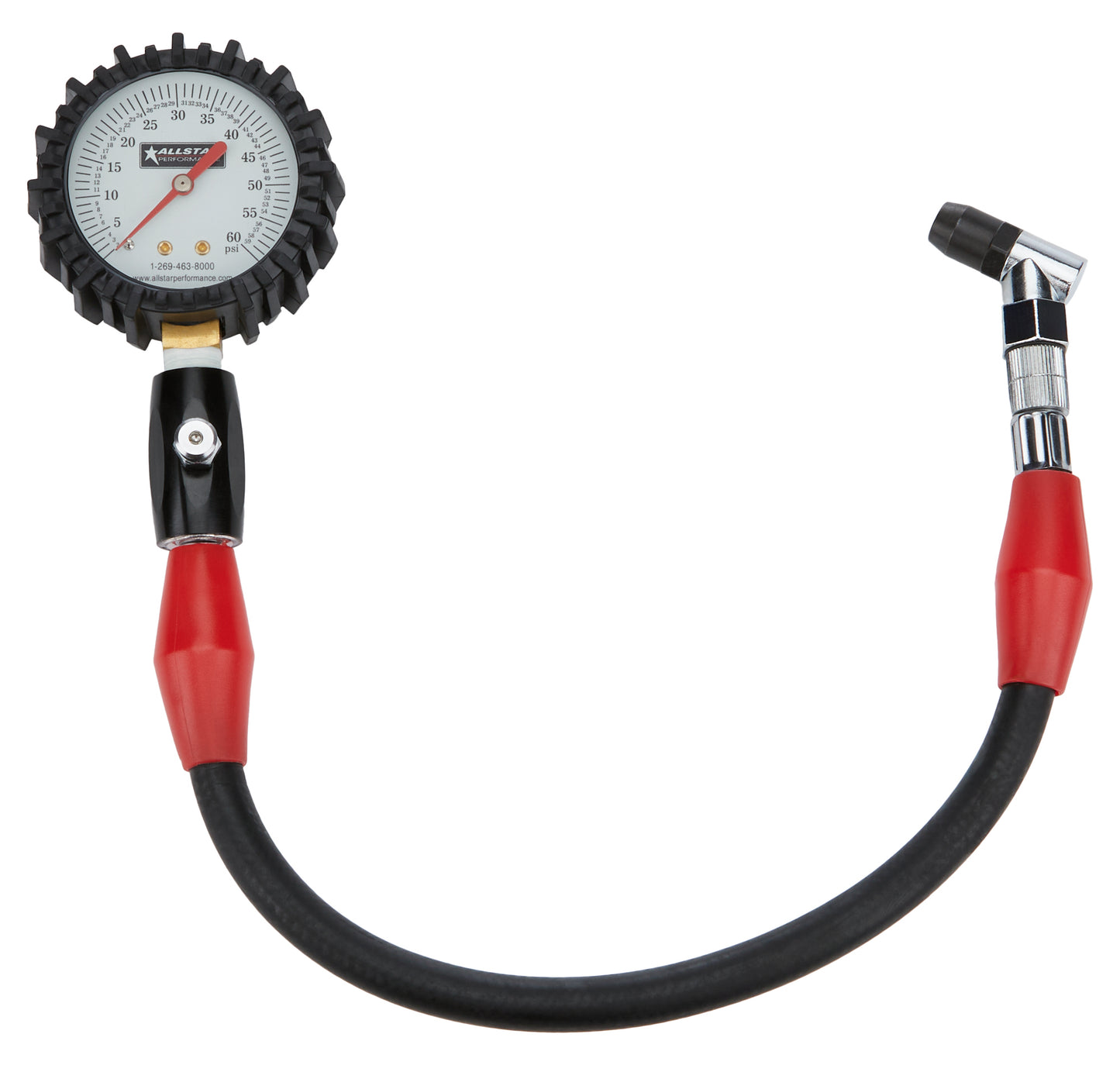 Tire Pressure Gauge 0-60 PSI 2-1/4in Glow