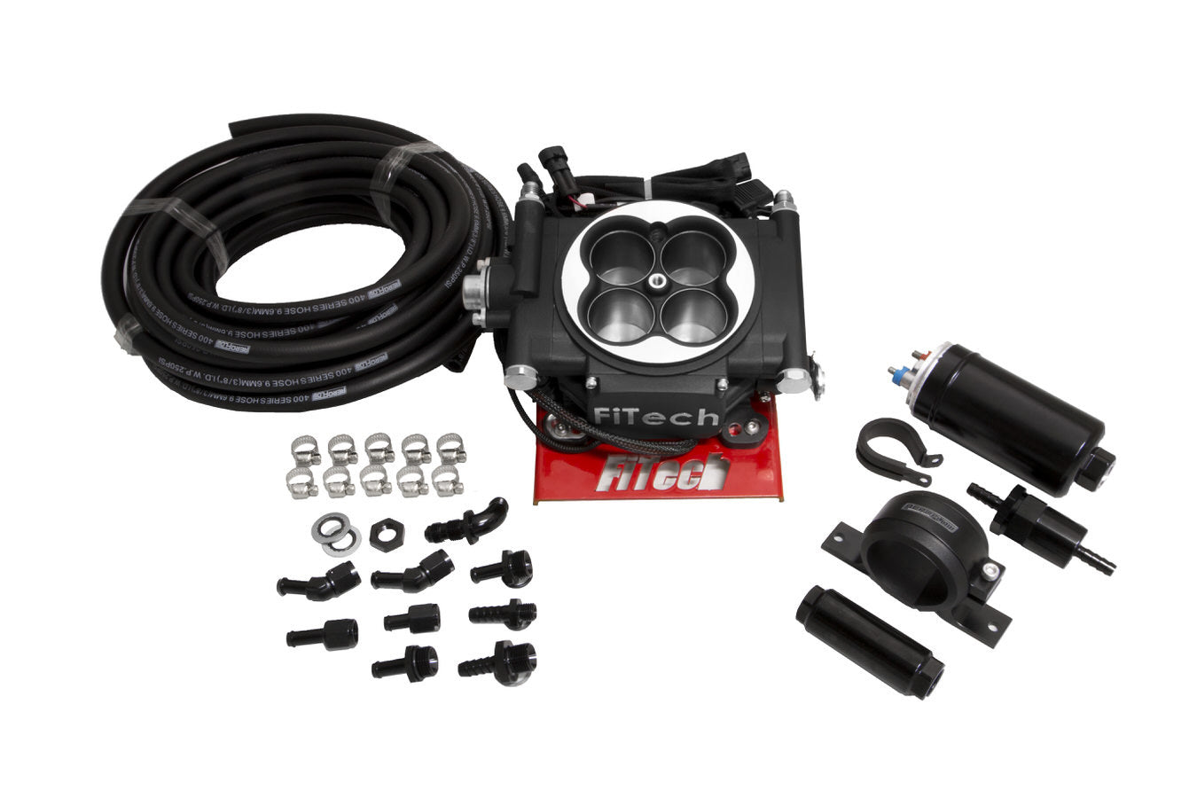 Go EFI 4 Master Kit System Black Finish