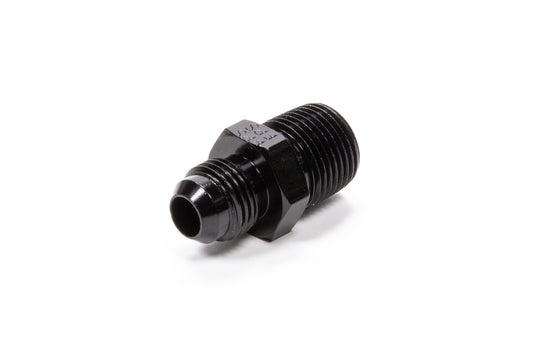 Straight Adapter Fitting #6 x 3/8 MPT Black