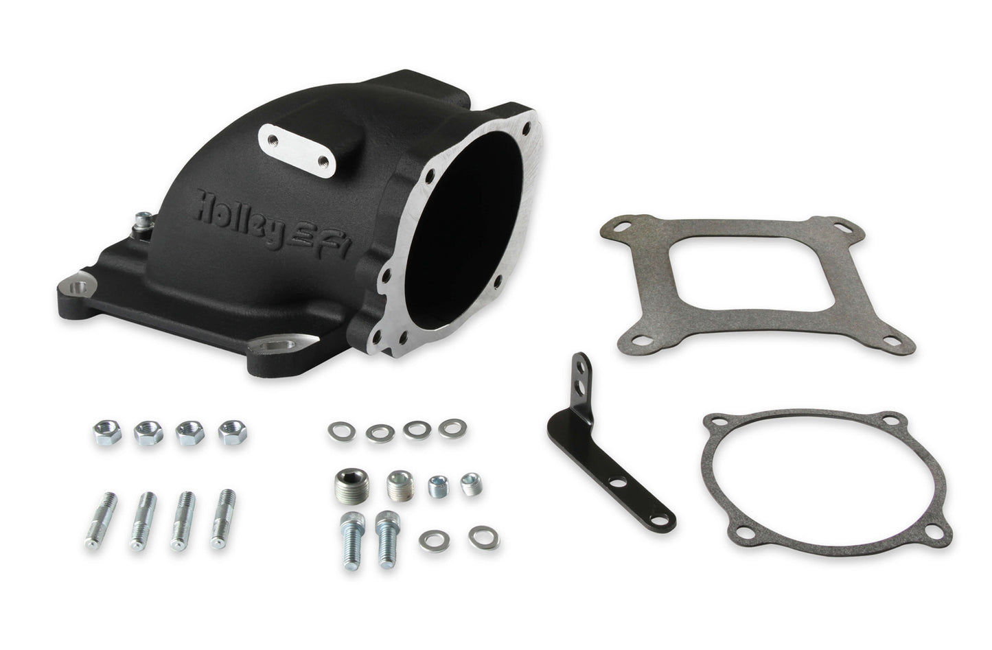 Intake Elbow 4150 Ford TB Flange - Black