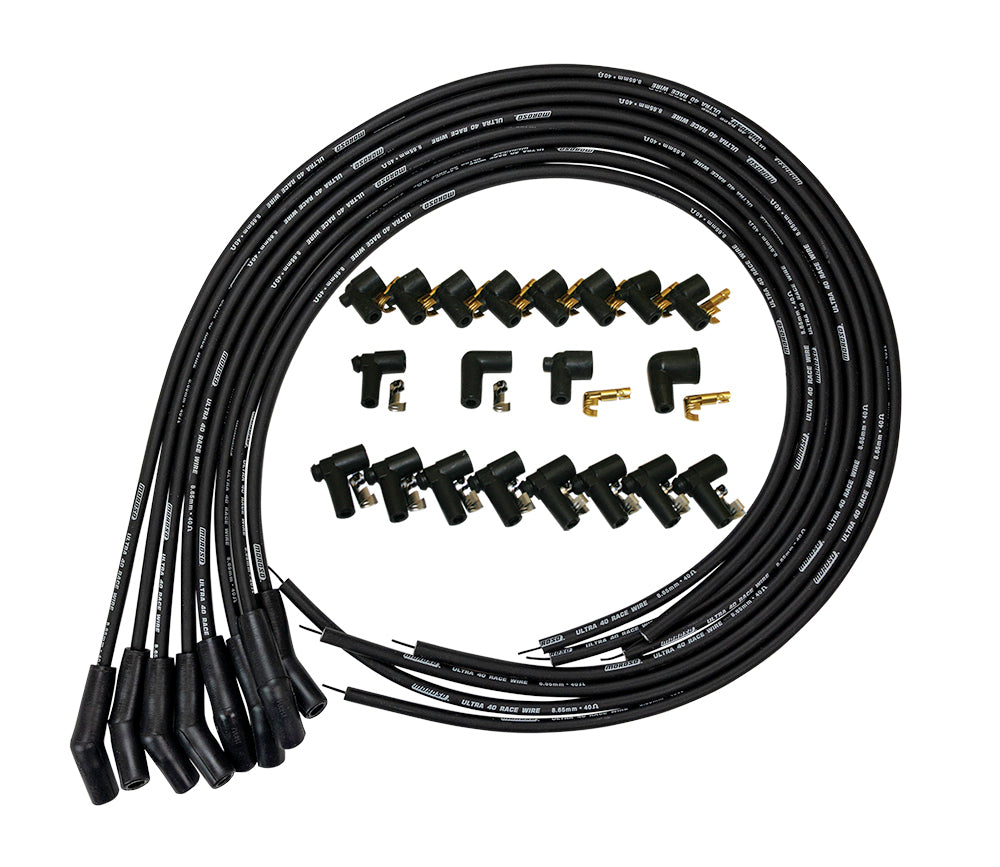 Ultra 40 Plug Wire Set - Black