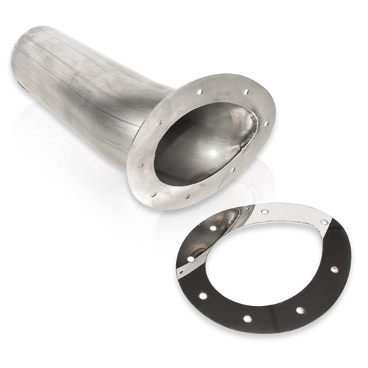 Through body Exhaust Tip Teardrop Style 3in Inlet